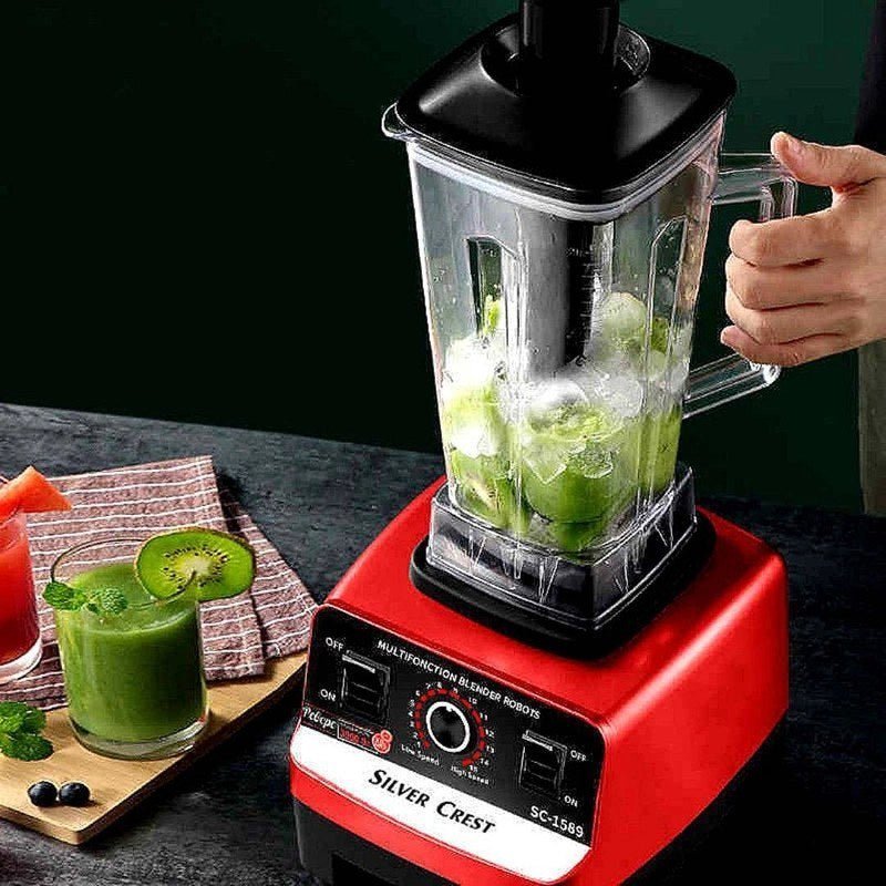 Blender Professionnel Silver Crest 2 en 1 – 4500W – Grande Capacité 2L