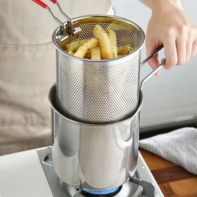 Mini-friteuse en Acier Inoxydable 1200 ml