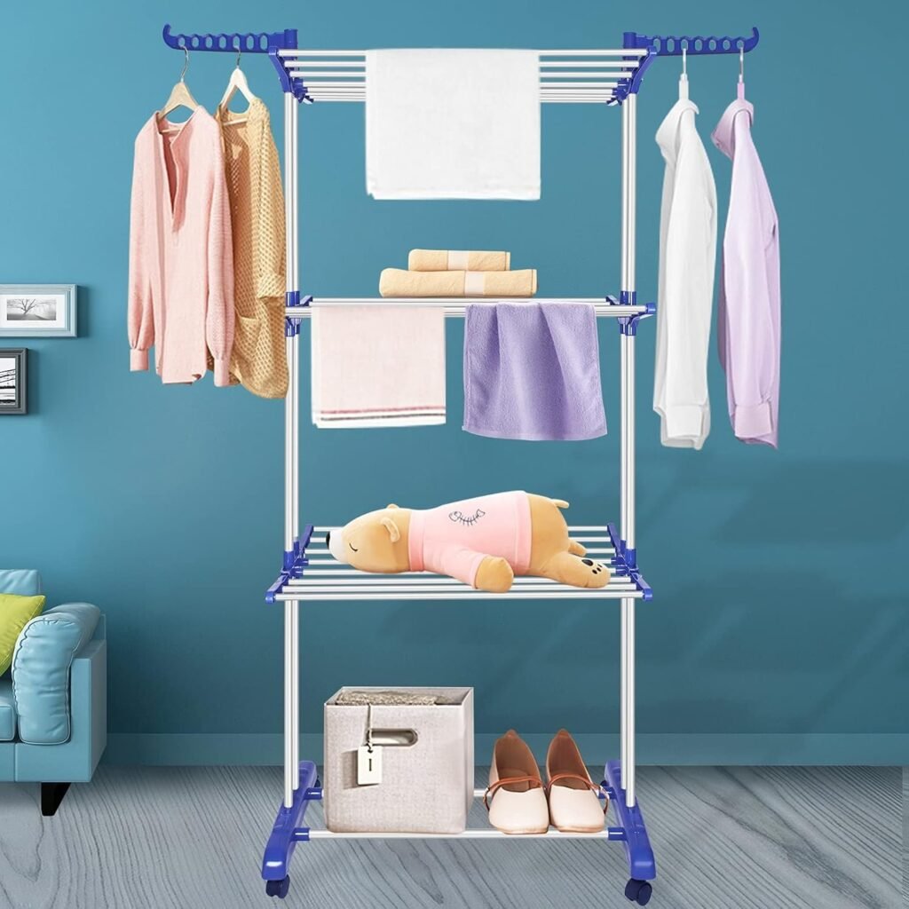 Séchoir à linge pliable 3 niveaux