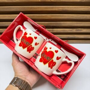 Set de Tasses Couple en Céramique – Cadeau Romantique