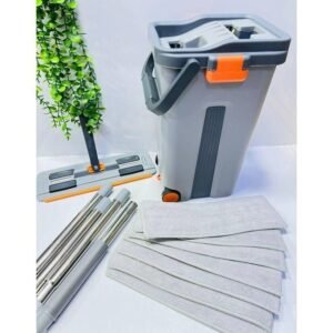 🧹 Balai Serpillière avec Seau Essoreur + 7 Serpillières