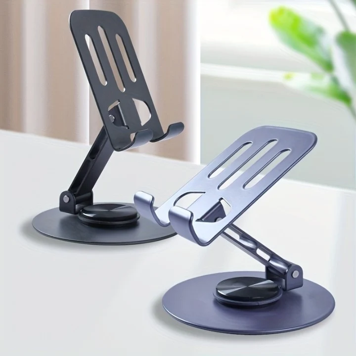 Support de Téléphone Métallique Réglable, Élégant et Pratique