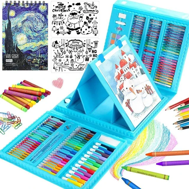 🎨 Kit d&rsquo;Art Créatif pour Enfants – 208 Pièces Complètes