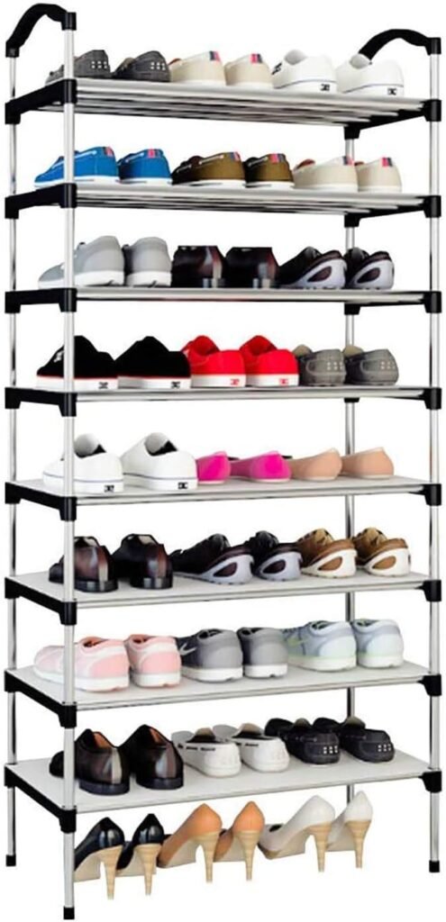 👟 Étagère à Chaussures Métallique – 7 Niveaux
